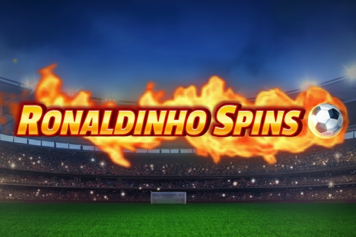 Ronaldinho Spins Slot - Tela principal com wilds expansivos e multiplicadores